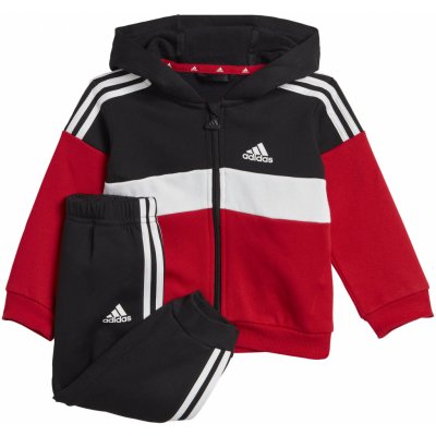 adidas Dětská tepláková souprava černá barva IJ6324