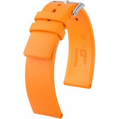 Hirsch Kaučukový řemínek pure L 40538876-2 oranžový – Hledejceny.cz