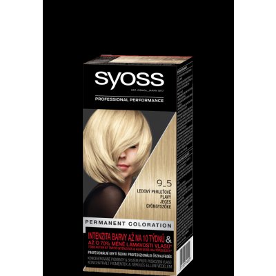 Syoss Permanent Coloration Permanent Blond permanentní barva na vlasy 9-5 Frozen Pearl Blond 50 ml – Hledejceny.cz