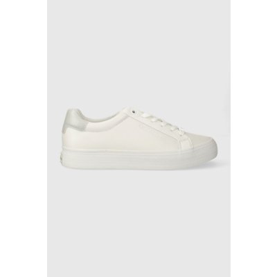 Calvin Klein vulc lace up - nano fox HW0HW01066 bílá – Sleviste.cz