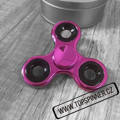 Fidget spinner KOVOVÝ růžový – Sleviste.cz