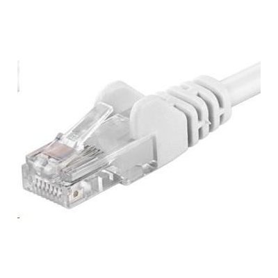 PremiumCord sputp005W Patch, UTP, CAT5E, RJ45-RJ45, 0.5m, bílý – Zboží Živě