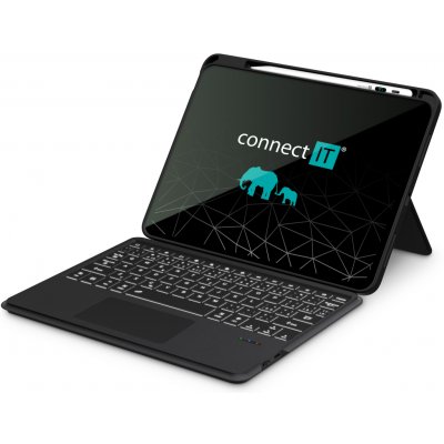 CONNECT IT TabCase podsvícená bezdrátová klávesnice s pouzdrem pro iPad 10.9 CKB-2030-CS černé – Hledejceny.cz