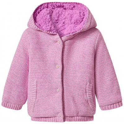 lupilu Dětský pletený kabátek lila fialová – Zboží Dáma