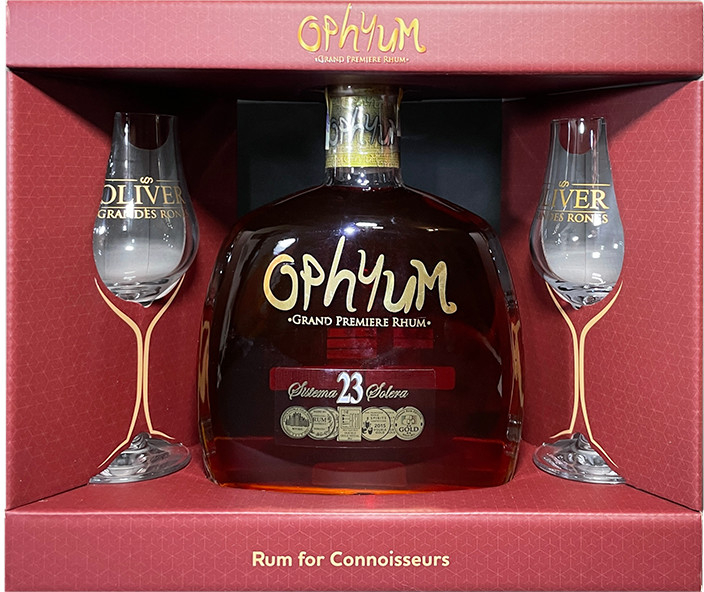 Ophyum 23y 40% 0,7 l (dárkové balení 2 sklenice)