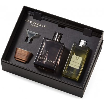 Locherber Milano GIFT BOX 500 ml KYUSHU RICE: aroma difuzér 500 ml náplň 500 ml tyčinky trychtýřek a víčko z ořechového dřeva – Hledejceny.cz