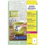 Avery Zweckform L4775REV-20 Odolné snímatelné etikety 210x297mm 20 ks bílá – Hledejceny.cz