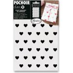 AladinE Plastová šablona Srdíčka 20 x 30 cm – HobbyKompas.cz