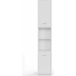 Casaria koupelnová skříňka bílá 180x30x30cm 100510 – Zboží Dáma