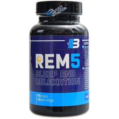Body nutrition REM 5 sleep and relaxation 90 kapslí – Hledejceny.cz