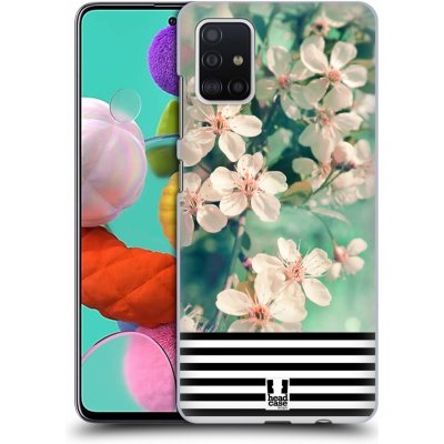 Pouzdro Head Case Samsung Galaxy A51 MIX FLORAL STRIPES – Zboží Mobilmania