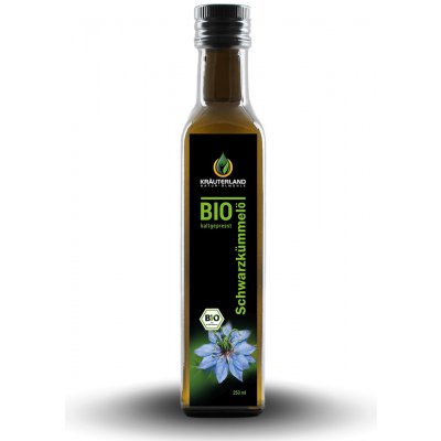 Kräuterland BIO olej z čiernej rasce 0,25 l