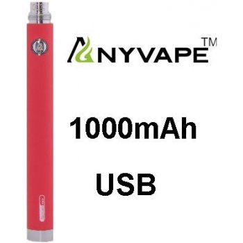 EVOD Anyvape s USB růžová 1000mAh