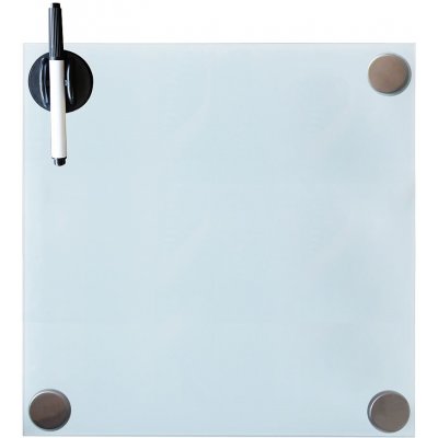 Melko Skleněná tabule Melko se 3 magnety 45 x 45 cm