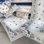 Tegatex Gobelínový ubrus luční kvítí do modra 100x100 cm – Zboží Dáma