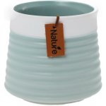 OBAL KERAMIKA TYRKISOVO BIELA 11,3x11,3x10,2CM – Hledejceny.cz