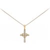 Přívěsky Beny Jewellery Zlatý Přívěsek Kříž se Zirkony 7151715