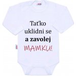 NEW BABY Body s potiskem New Baby a zavolej MAMKU! – Zboží Mobilmania