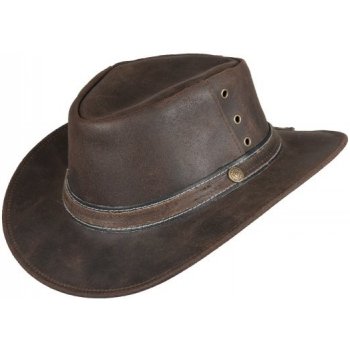 Australský klobouk kožený Longford