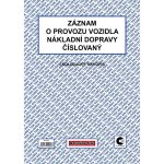 Baloušek Tisk ET212 Záznam o provozu vozidla nákladní dopravy stazka číslovaný – Zboží Dáma