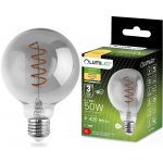 Lumiled LED žárovka dekorační E27 G95 6W = 50W 420lm 2200K Teplá bílá 360° Filament GLOBE Kouřová – Hledejceny.cz