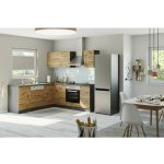 Held Möbel Sorrento Rohová kuchyňská linka 210 cm barva čela dub matný barva korpusu grafit matný – Hledejceny.cz