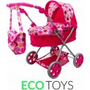 ECO TOYS Hluboký tm. růžový