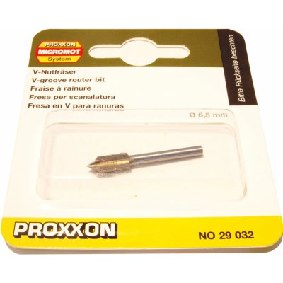 PROXXON 29032 fréza V-drážkovací Ø 6,5 mm – HobbyKompas.cz
