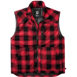 Lumber Vest Vest červená černá