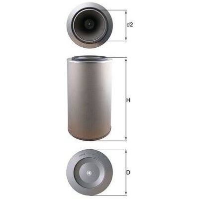 Vzduchový filtr MAHLE LX 1255 – Hledejceny.cz