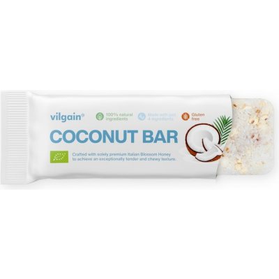 Vilgain Coconut Bar BIO 30 g – Zboží Mobilmania