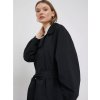Dámský kabát Calvin Klein trenčkot černý