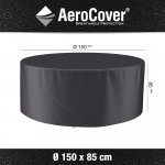 Aerocover 7911 Ochranný obal na zahradní jídelní set kulatý průměr 150x85 cm – Hledejceny.cz