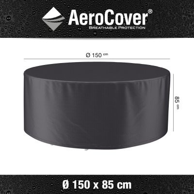 Aerocover 7911 Ochranný obal na zahradní jídelní set kulatý průměr 150x85 cm – Hledejceny.cz