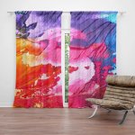 Sablio Závěs Barvy: 2ks 140x250cm – Hledejceny.cz
