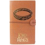 CurePink Pracovní poznámkový blok The Lord of the Rings Pán prstenů Prsten 19,5 x 12 cm – Zboží Živě