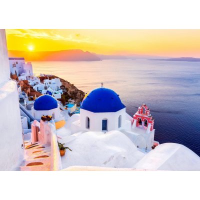 Enjoy Východ slunce nad Santorini Řecko 1000 dílků – Hledejceny.cz