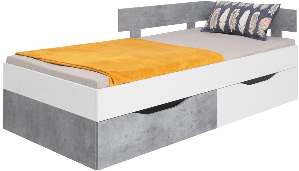 Meblar Sigma SI15 L P Bílý Lux + Beton