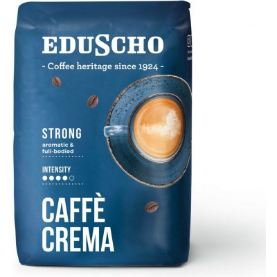 Eduscho Caffè Crema Strong pražená zrnková 0,5 kg – Hledejceny.cz