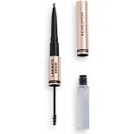 Makeup Revolution Laminate Brow Pencil tužka na obočí Ash Brown 2,1 g – Zboží Dáma