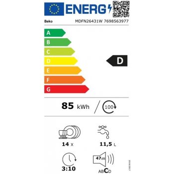 Beko MDFN 26431W