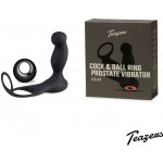 Teazers Cock & Ball Ring Prostate Vibrator with Remote Control stimulátor prostaty s kroužky – Sleviste.cz