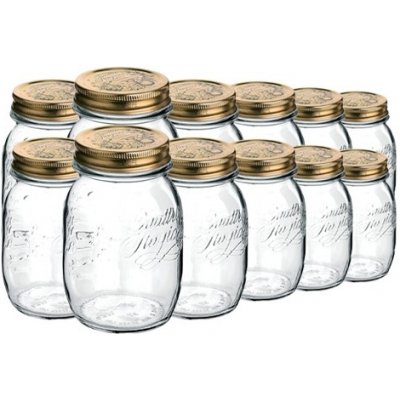 Bormioli Rocco zavařovací sklenice QUATTRO STAG. JAR 349750MDE121990 12x500 ml – Zboží Dáma