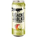 Lišácké jablko cider hruška 6 x 0,5 l (plech) – Hledejceny.cz