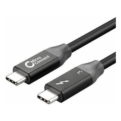 MicroConnect TB3020 Thunderbolt 3, 2m, černý