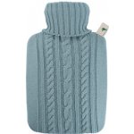 Hugo Frosch Termofor Classic s pleteným obalem pastelově modrý 1,8 l – Zboží Dáma