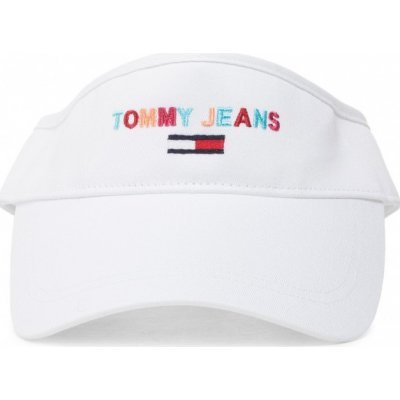 Tommy Jeans Tommy Hilfiger dámský bílý kšilt Sport Visor