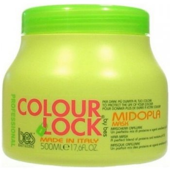 Bes Colour Lock/Maschera Midopla pH 3,0 regenerační maska na vlasy 500 ml