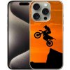 Pouzdro a kryt na mobilní telefon Apple mmCase Gelové iPhone 15 Pro - motocross