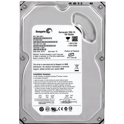 Seagate 160GB SATA II 3,5", ST3160215AS